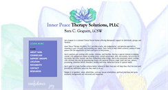 Desktop Screenshot of innerpeacetherapysolutions.com